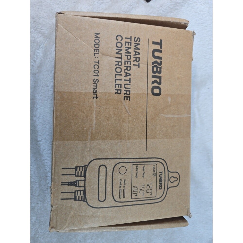 TURBRO Smart Temperature Controller Heating Cooling, WiFi-Enabled Thermostat